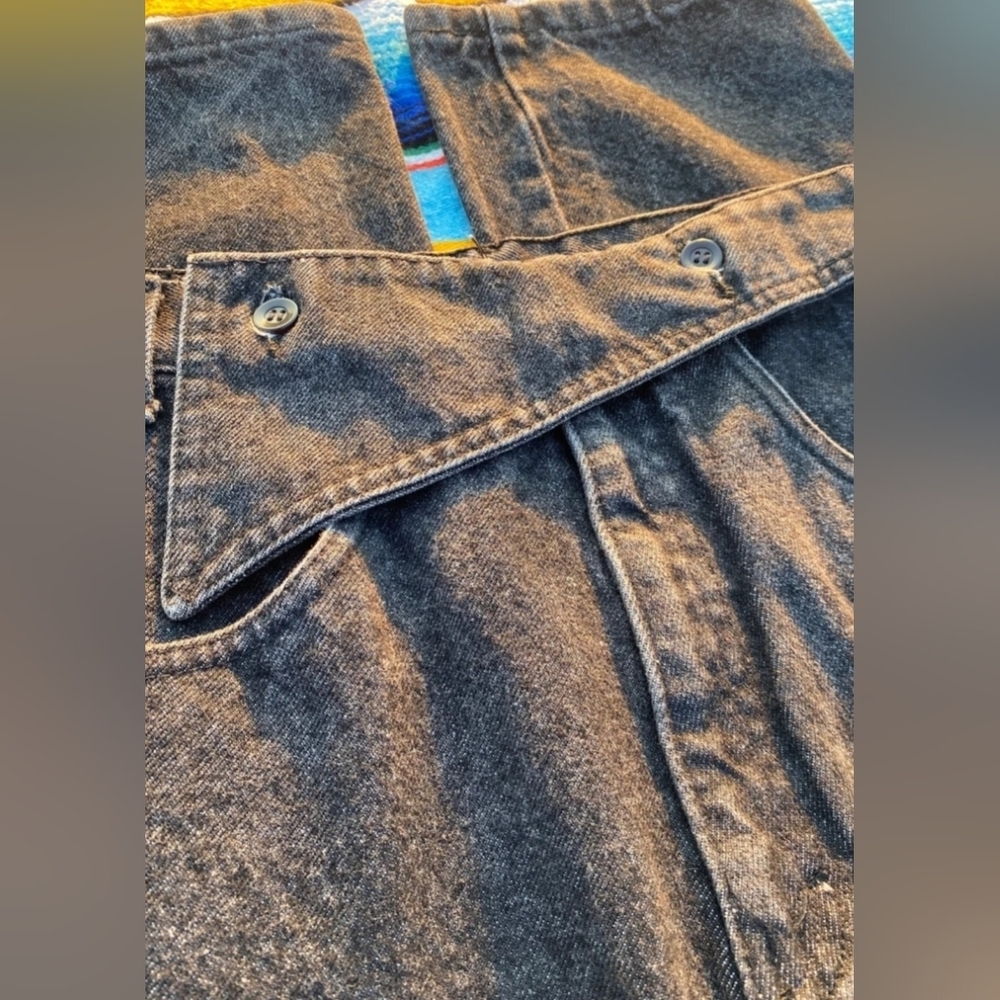 VTG Roper Riding wester Jeans Women Size 3/4 Gray Extra High Rise Straight Leg - Picture 2 of 16